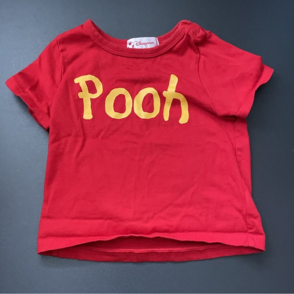 2006 DISNEY STORE Pooh Bear T Shirt Baby  18 Months Red Anniversary Classic